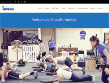 Tablet Screenshot of crossfitnorfolk.com